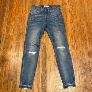 Madewell 9” High-Rise Skinny Jeans - Women’s Size 24p